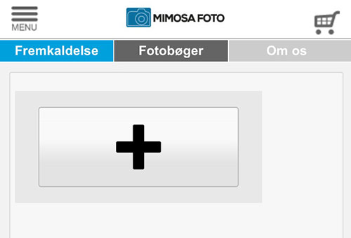 Tilføj billeder til mobil bestilling